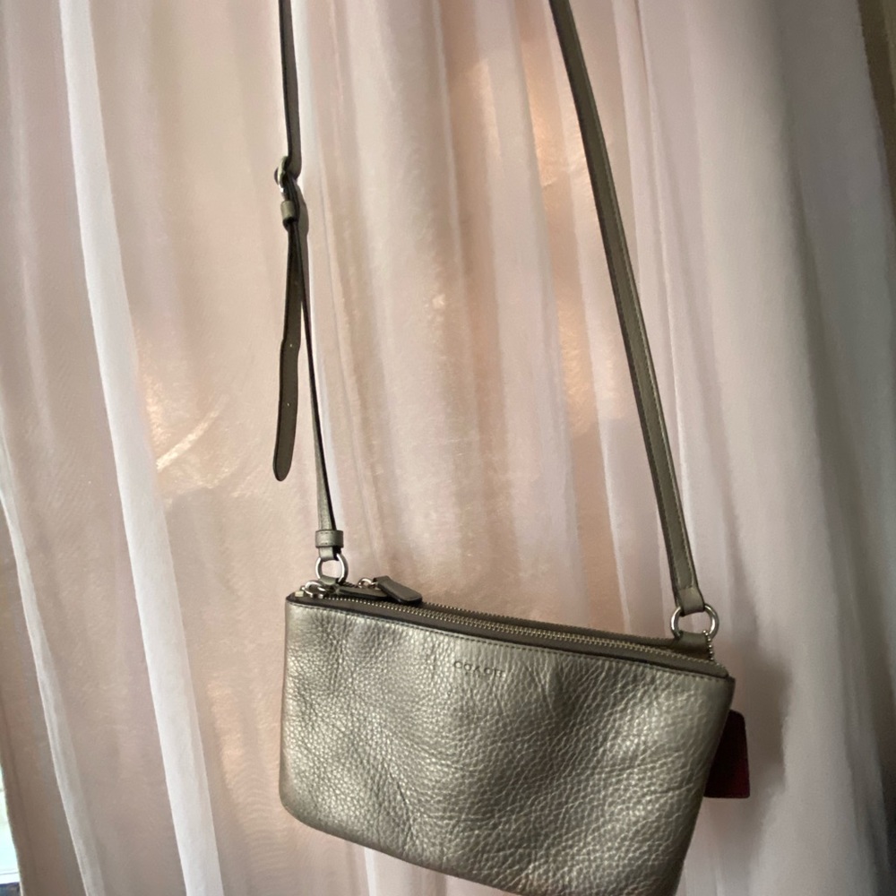 Coach Silver crossbody bag